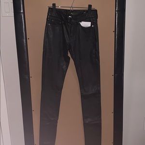 YSL coated skinny jeans